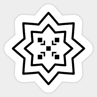 Tribal Symbols - Adinkra Sticker